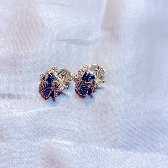 Kate Spade Gold Tone Bee Stud Earrings - Picture 4 of 7